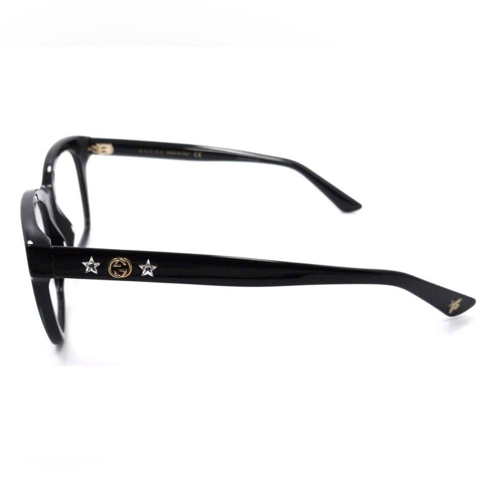 Gucci Women Optical glasses 51-19-145 dark red on black - Picture 4 of 5